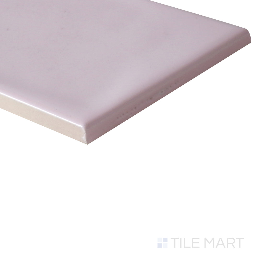 Corner perspective of the 4.3x21 maui tile, made from crafted ceramic.