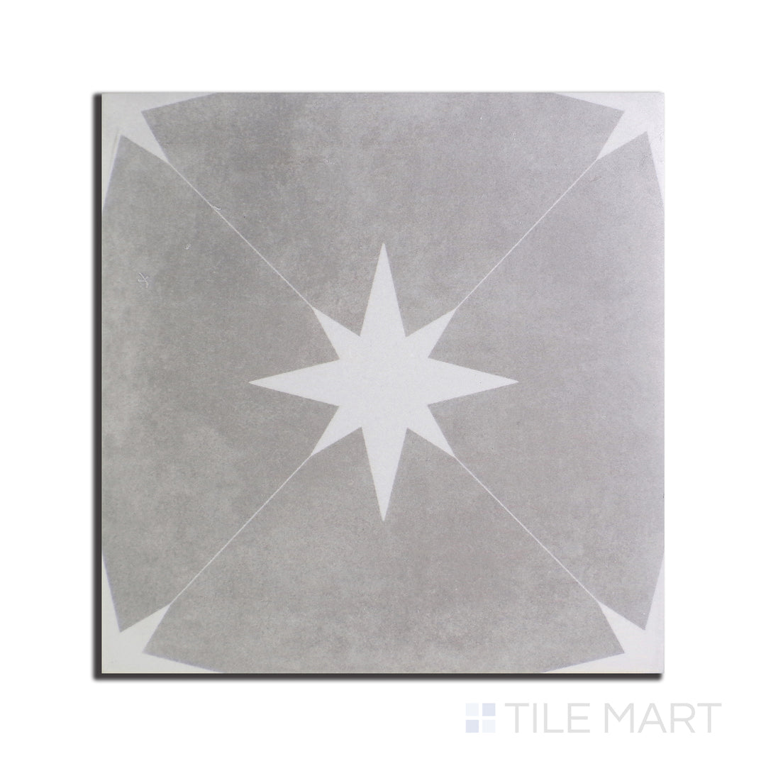 Starburst Porcelain 8.7X8.7 Ponent Grey Matte