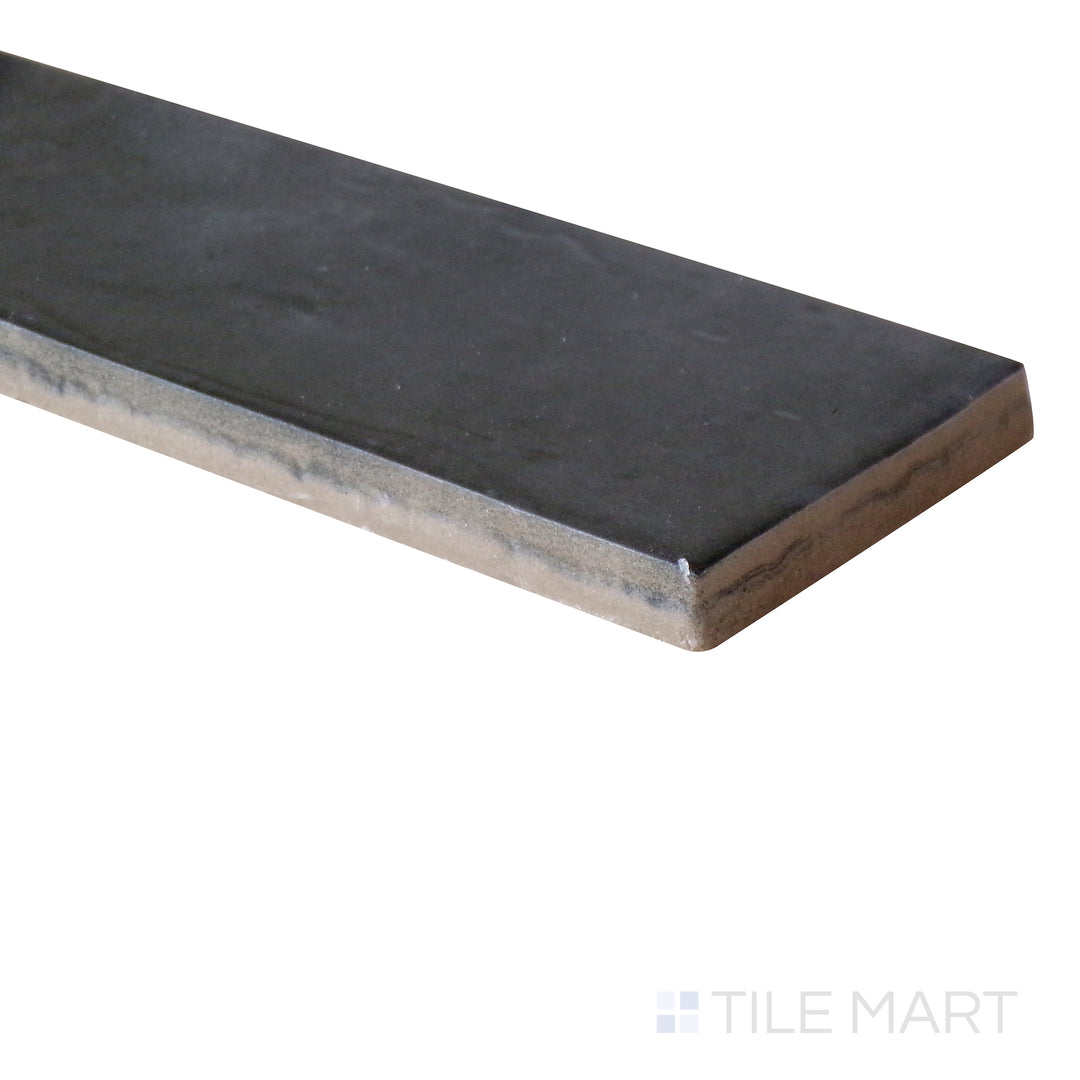 Sharp edge detail of the 2x6 soco tile, made from resilient quartz.