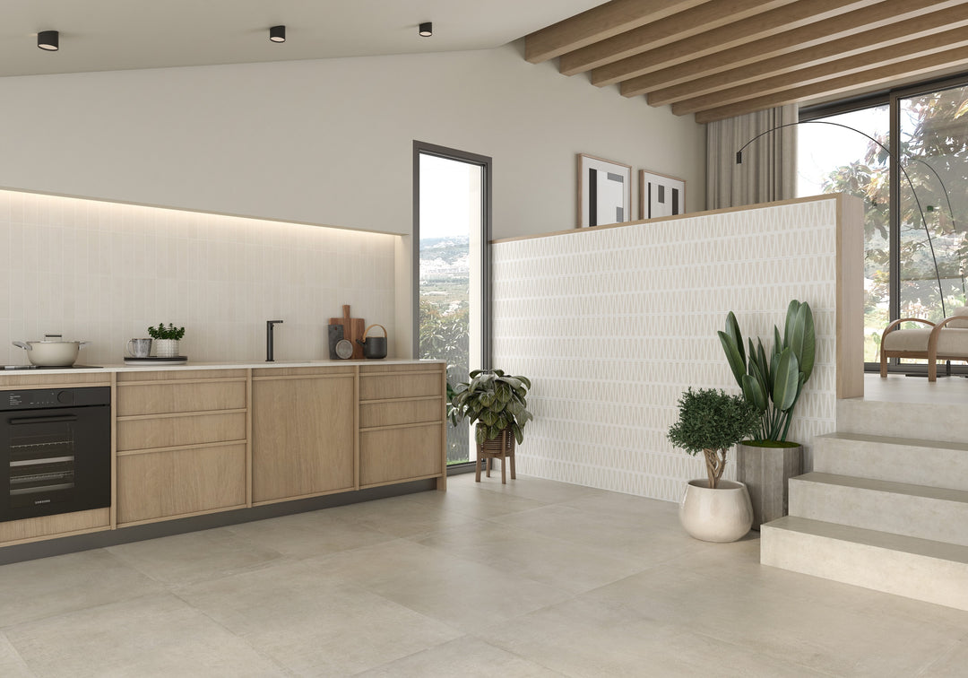 Tera Blanco 12X36 Matte Ceramic 3D Decorative Panel