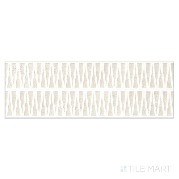 Tera Blanco 12X36 Matte Ceramic 3D Decorative Panel