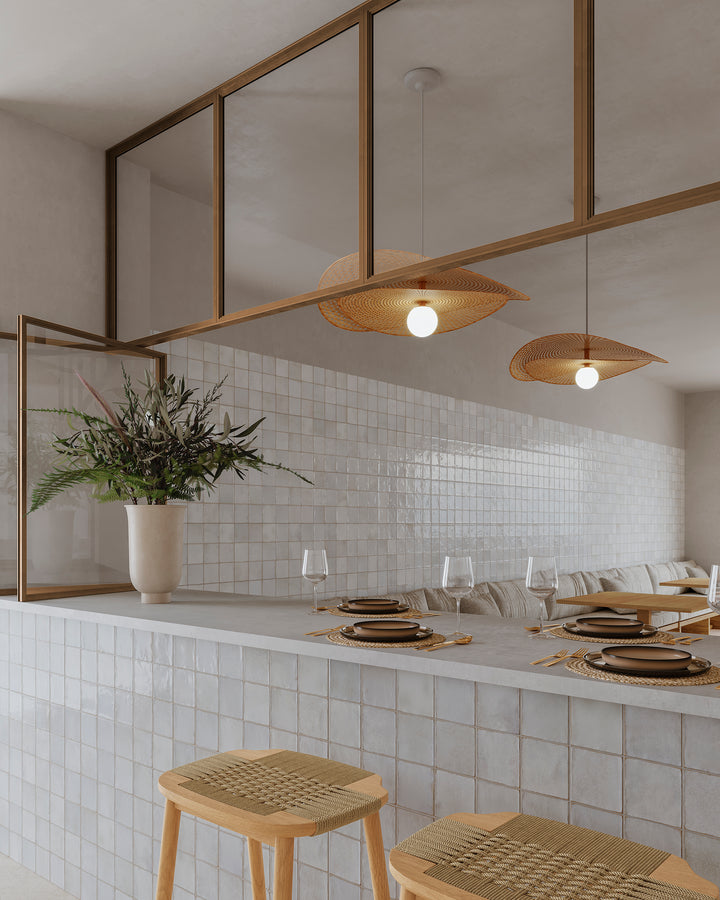 Decoris Amaris Clay White 13X25 Glossy Porcelain Tile