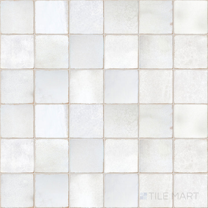 Decoris Amaris Clay White 13X25 Glossy Porcelain Tile
