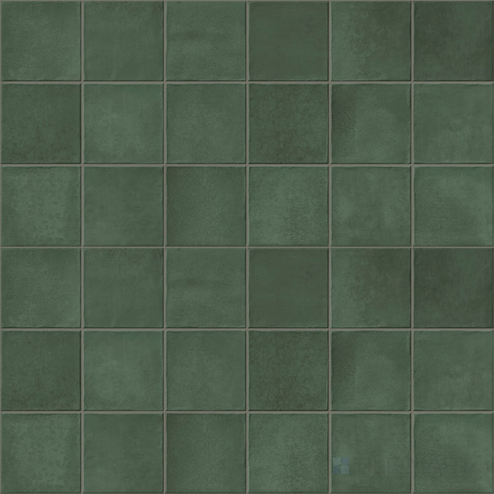 Decoris Amaris Forest Green 13X25 Glossy Porcelain Tile