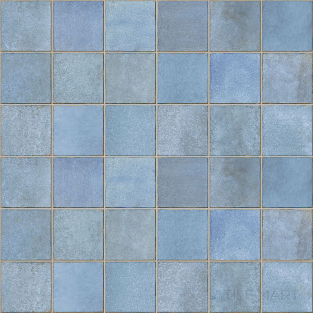 Decoris Amaris Light Blue 13X25 Glossy Porcelain Tile