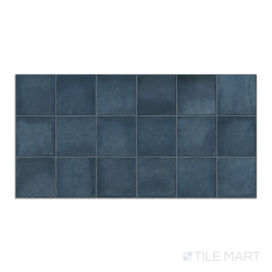 Decoris Amaris Navy Blue 13X25 Glossy Porcelain Tile