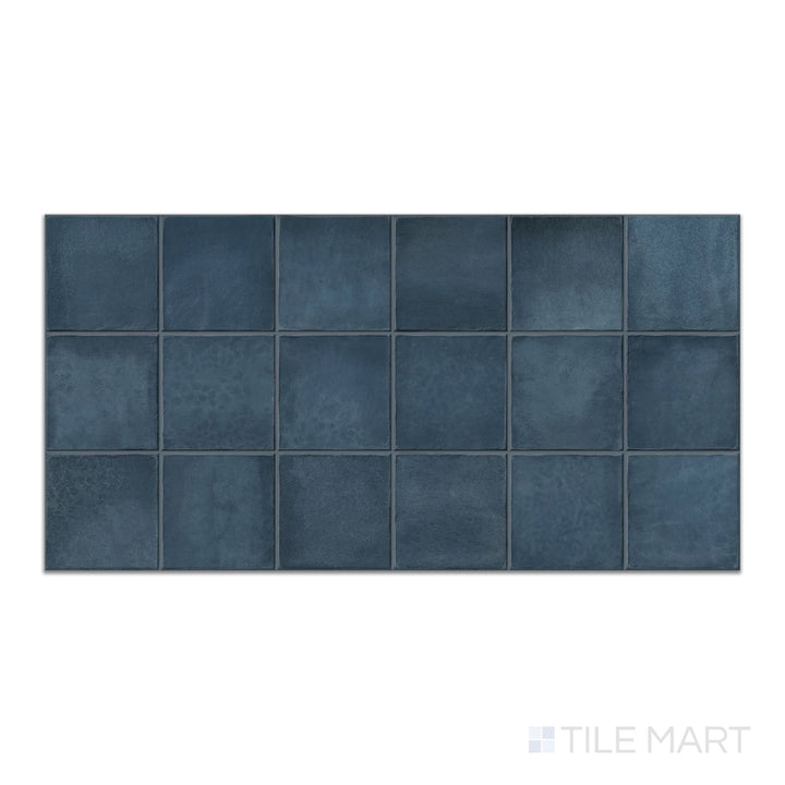 Decoris Amaris Navy Blue 13X25 Glossy Porcelain Tile
