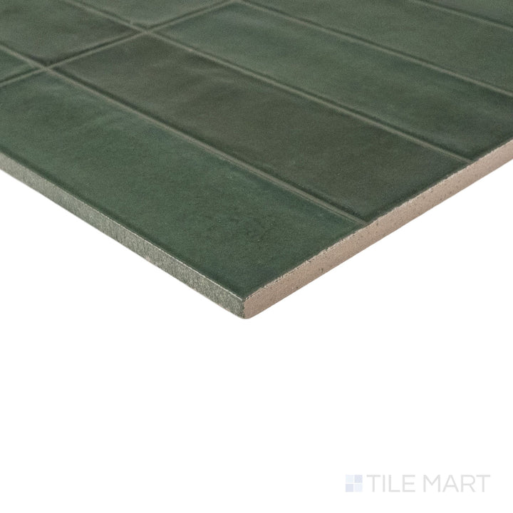 Decoris Artis Forest Green 13X25 Glossy Porcelain Tile
