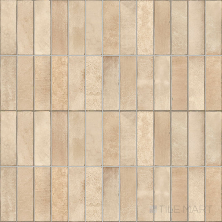 Decoris Artis Moca Beige 13X25 Glossy Porcelain Tile