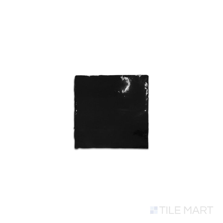 Balance Negro 5X5 Glossy Ceramic Subway Tile