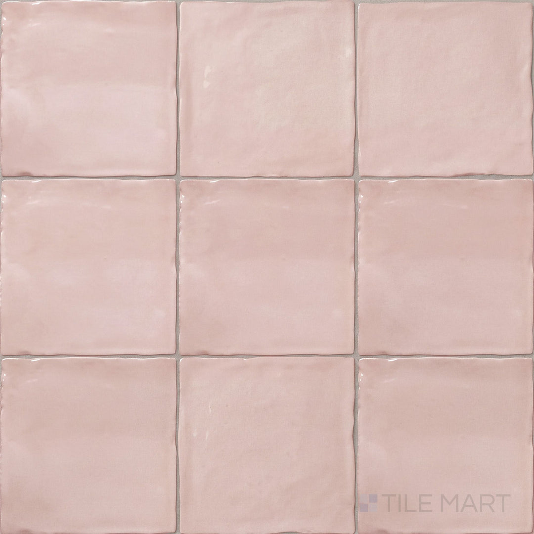 Balance Rosa 5X5 Glossy Ceramic Subway Tile