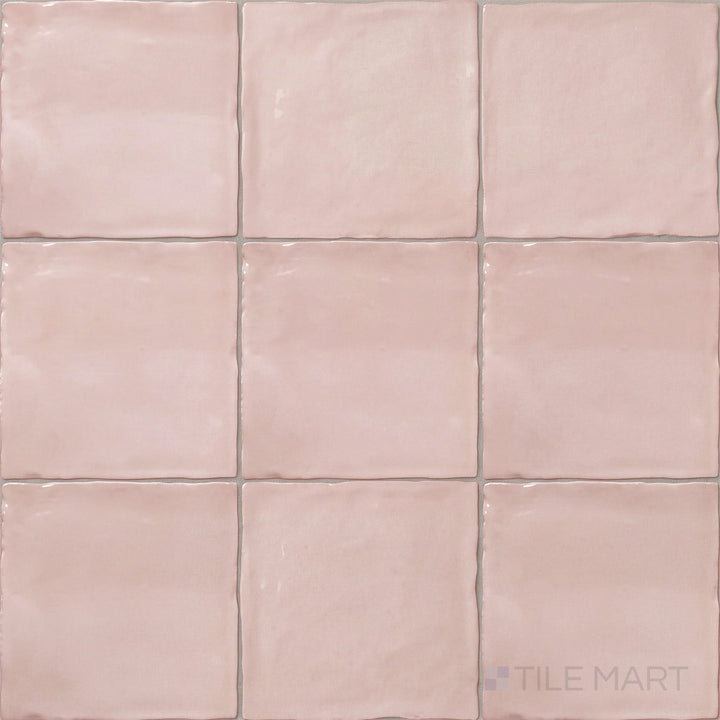 Balance Rosa 5X5 Glossy Ceramic Subway Tile