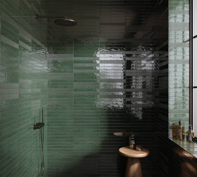 Muir Forest 2X17 Glossy Ceramic Subway Tile