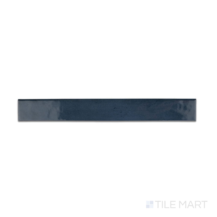 Muir Navy 2X17 Glossy Ceramic Subway Tile