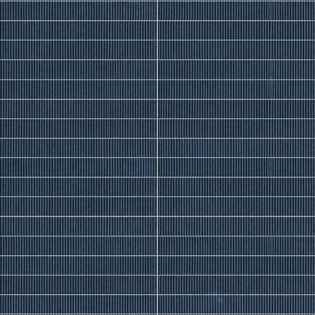 Muir Navy Deco 2X17 Glossy Ceramic Tile
