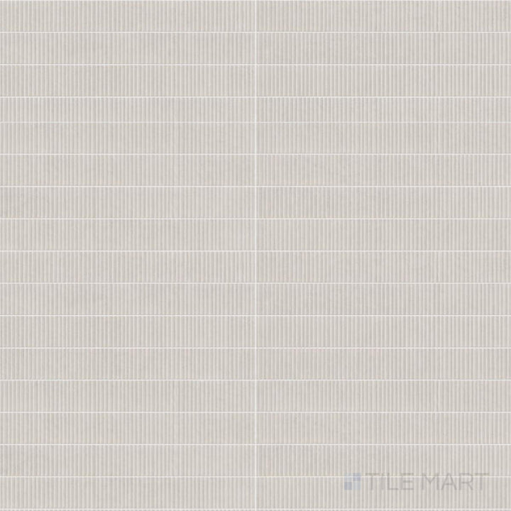 Muir Off White Deco 2X17 Glossy Ceramic Tile