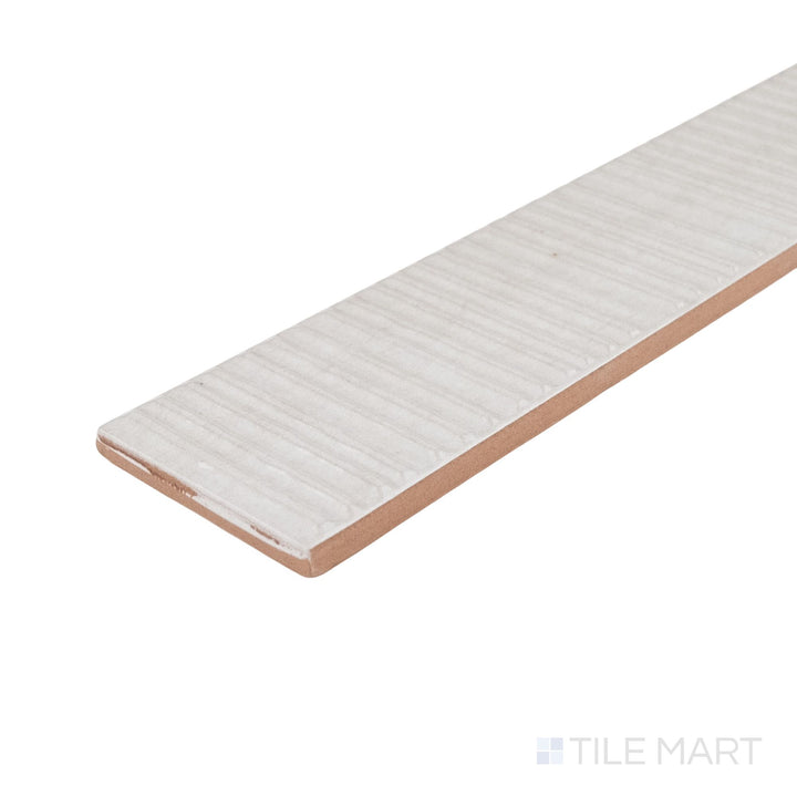 Muir Off White Deco 2X17 Glossy Ceramic Tile