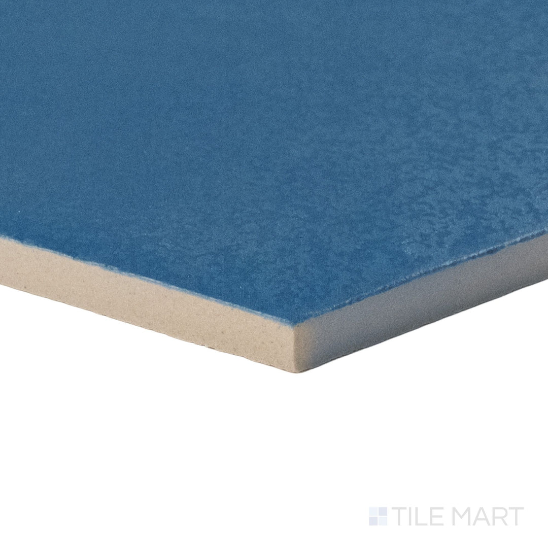 Casablanca Ocean Blue 5.5X6 Hexagon Matte Porcelain Rectified Tile