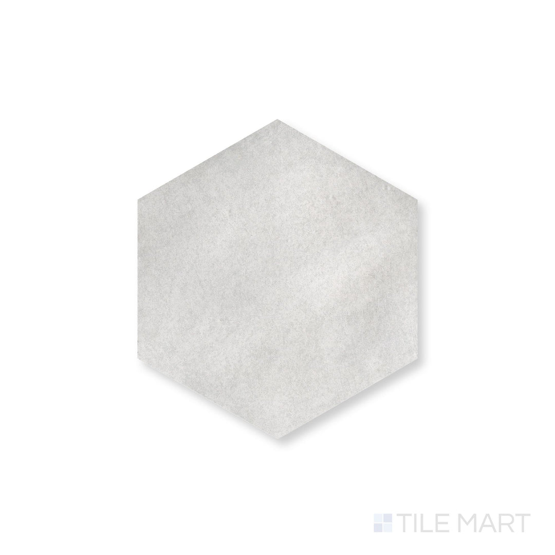 Casablanca Pearl Gray 5.5X6 Hexagon Matte Porcelain Rectified Tile
