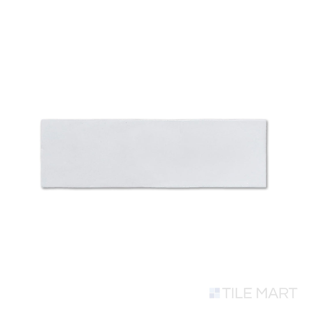 Marrakesh Sahara White 2.5X8 Semi Gloss Ceramic Subway Tile