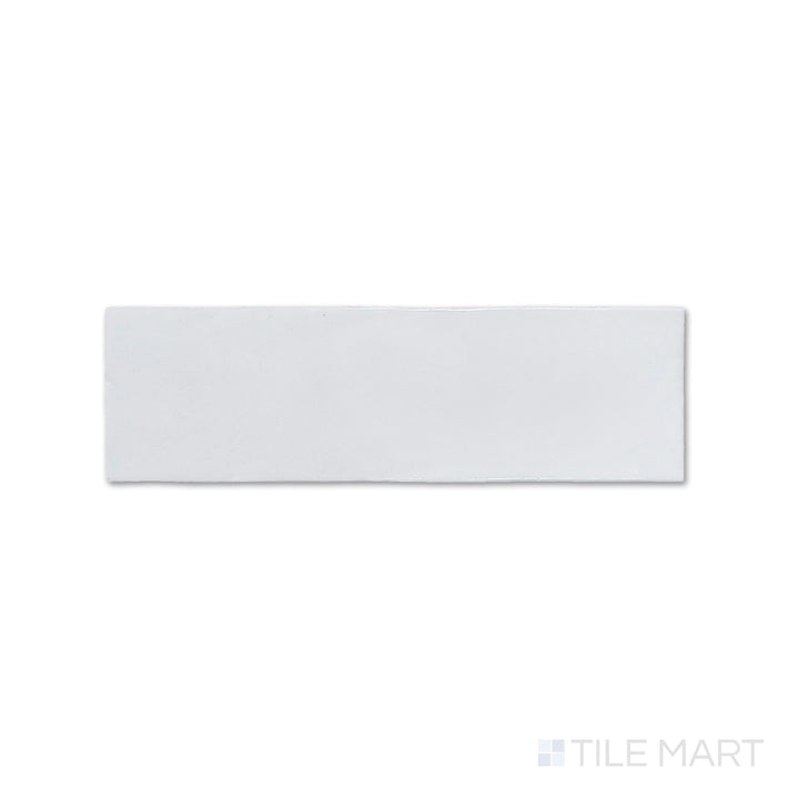 Marrakesh Sahara White 2.5X8 Semi Gloss Ceramic Subway Tile
