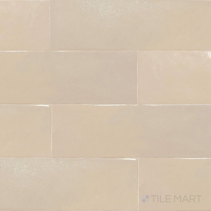 Marrakesh Tantan Beige 2.5X8 Semi Gloss Ceramic Subway Tile