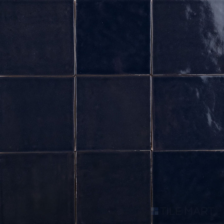 Marrakesh Berber Black 4X4 Semi Gloss Ceramic Tile