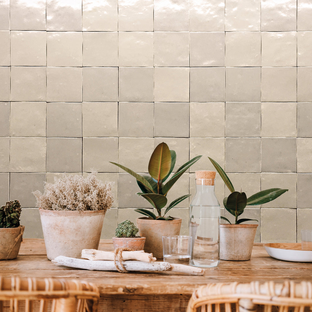 Marrakesh Tantan Beige 4X4 Semi Gloss Ceramic Tile