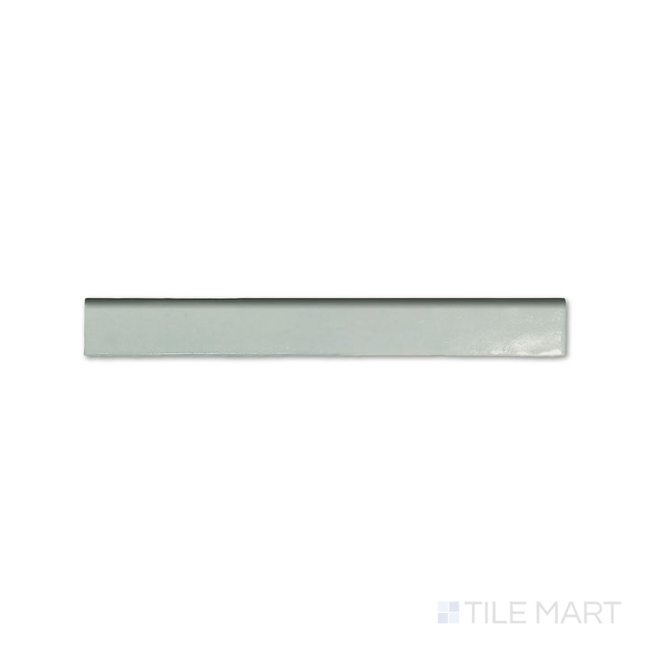 Marrakesh Medina Green 1X8 Semi Gloss Ceramic Bullnose
