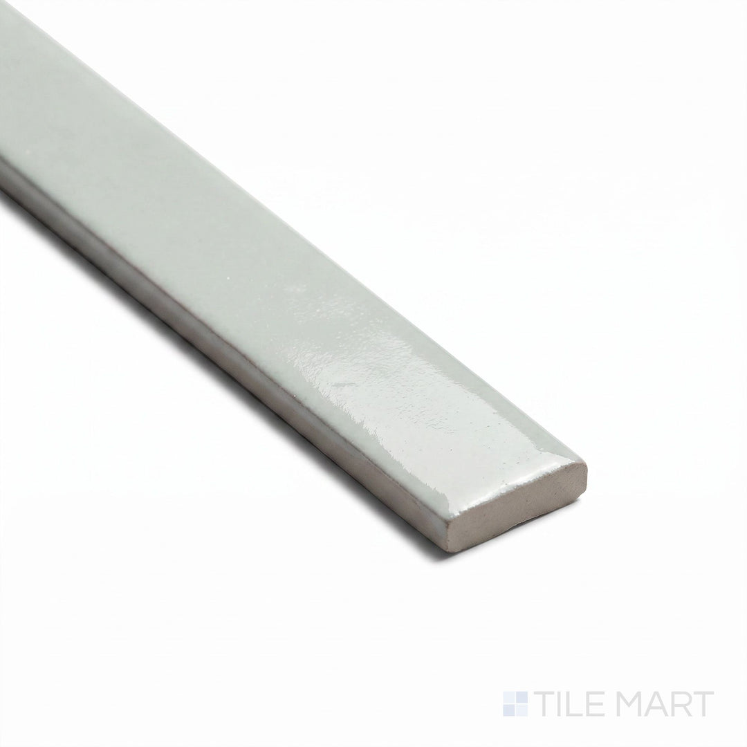 Marrakesh Medina Green 1X8 Semi Gloss Ceramic Bullnose