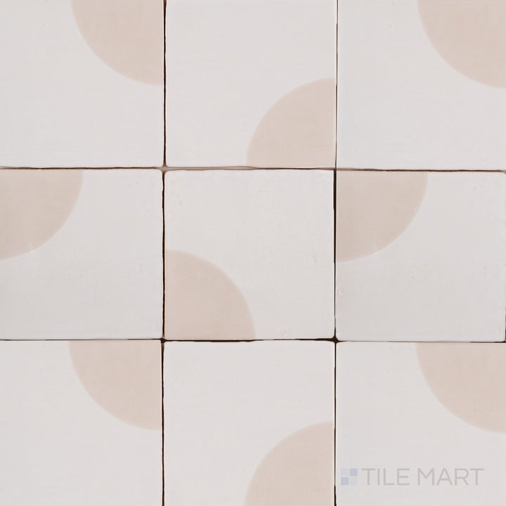 Melody Easton White Chloe Decor 5X5 Glossy Ceramic Tile
