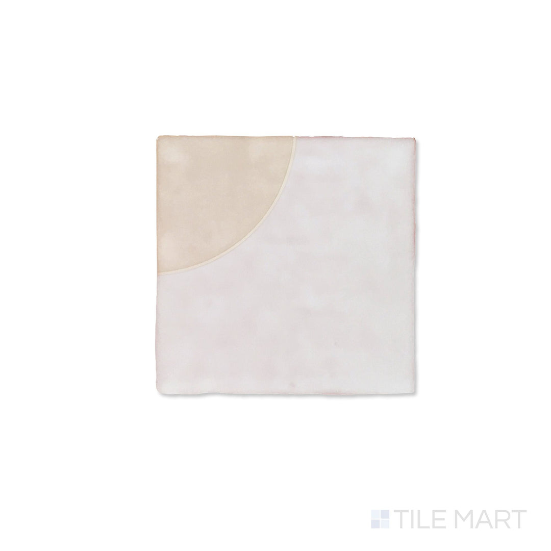 Melody Easton White Chloe Decor 5X5 Glossy Ceramic Tile