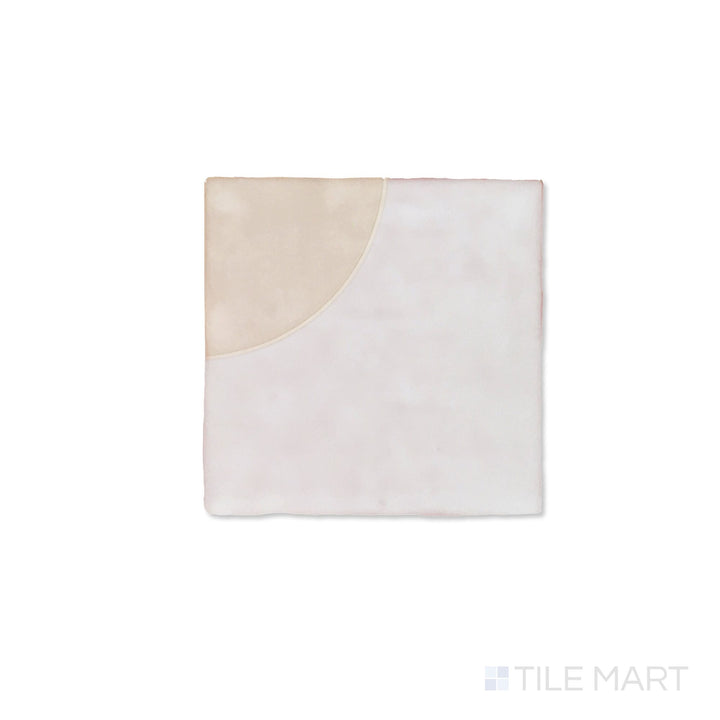 Melody Easton White Chloe Decor 5X5 Glossy Ceramic Tile