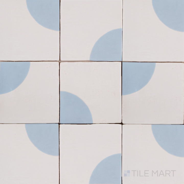 Melody Lyric Blue Chloe Decor 5X5 Glossy Ceramic Tile