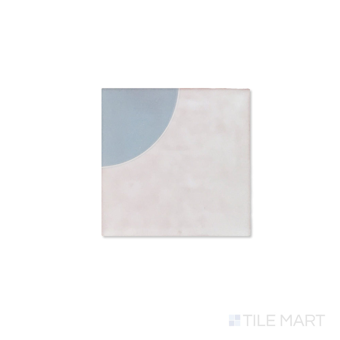 Melody Lyric Blue Chloe Decor 5X5 Glossy Ceramic Tile