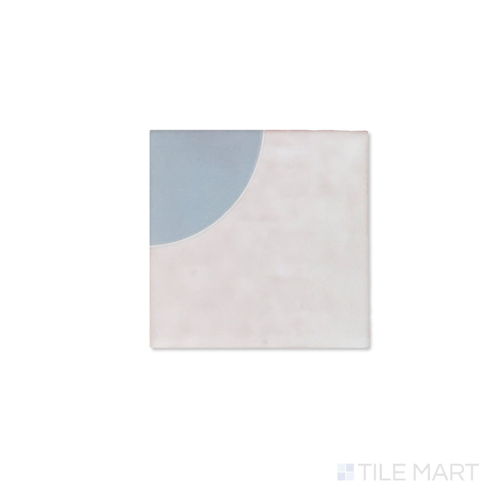 Melody Lyric Blue Chloe Decor 5X5 Glossy Ceramic Tile