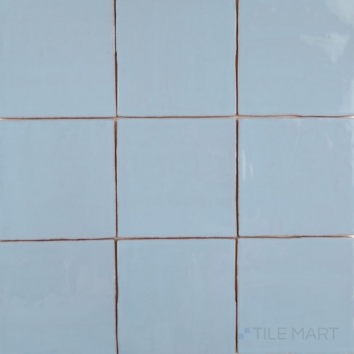 Melody Lyric Blue 5X5 Glossy Ceramic Tile
