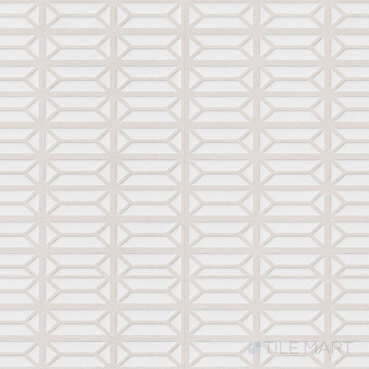 New Dimensions Ivory Bevel 12X36 Matte Ceramic Textured Panel