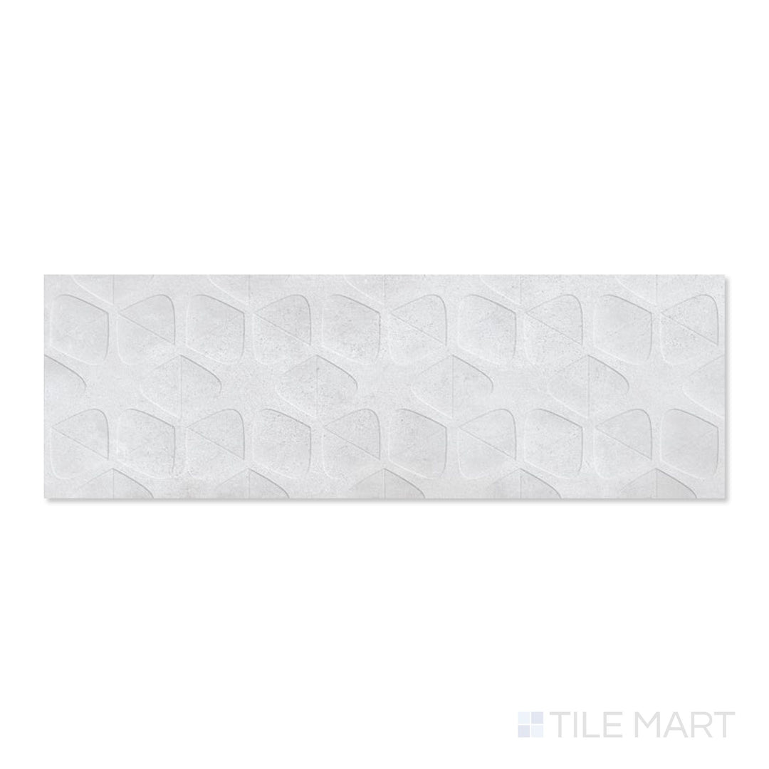 New Dimensions Moon Concave 12X36 Matte Ceramic Textured Panel