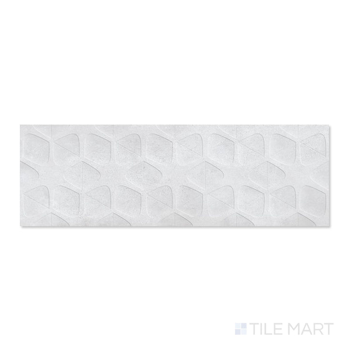 New Dimensions Moon Concave 12X36 Matte Ceramic Textured Panel