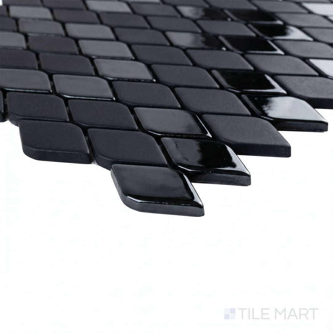 Northern Lights Galaxy Rain Drop Glossy And Matte Glass Mosaic