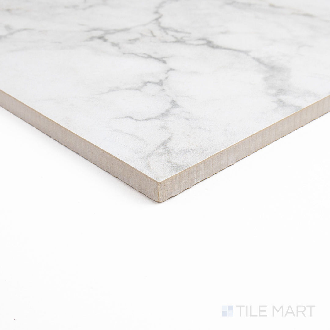 Parisian Chequer Blanche 12X12 Honed Porcelain Rectified Tile