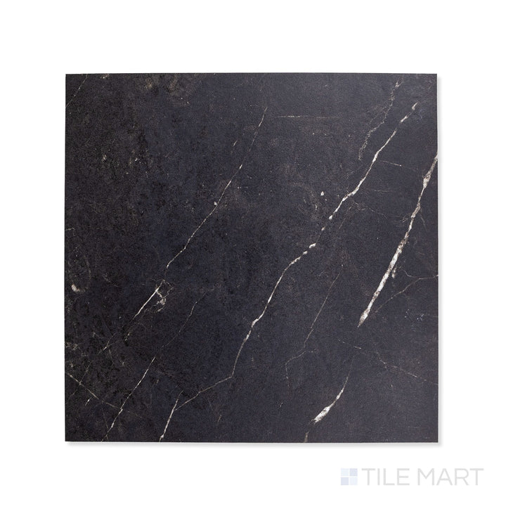Parisian Chequer Noire 12X12 Honed Porcelain Rectified Tile