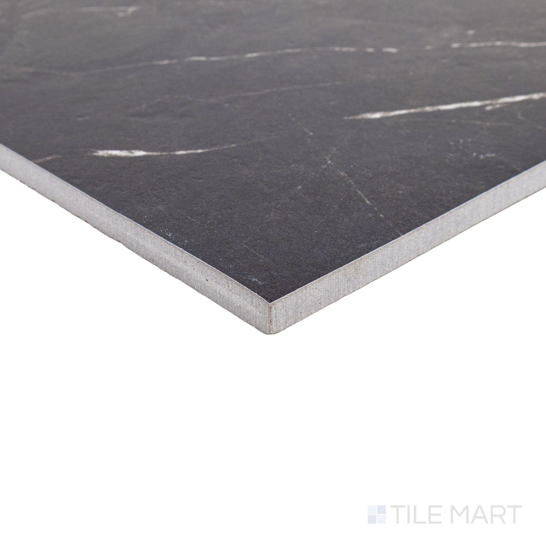 Parisian Chequer Noire 12X12 Honed Porcelain Rectified Tile
