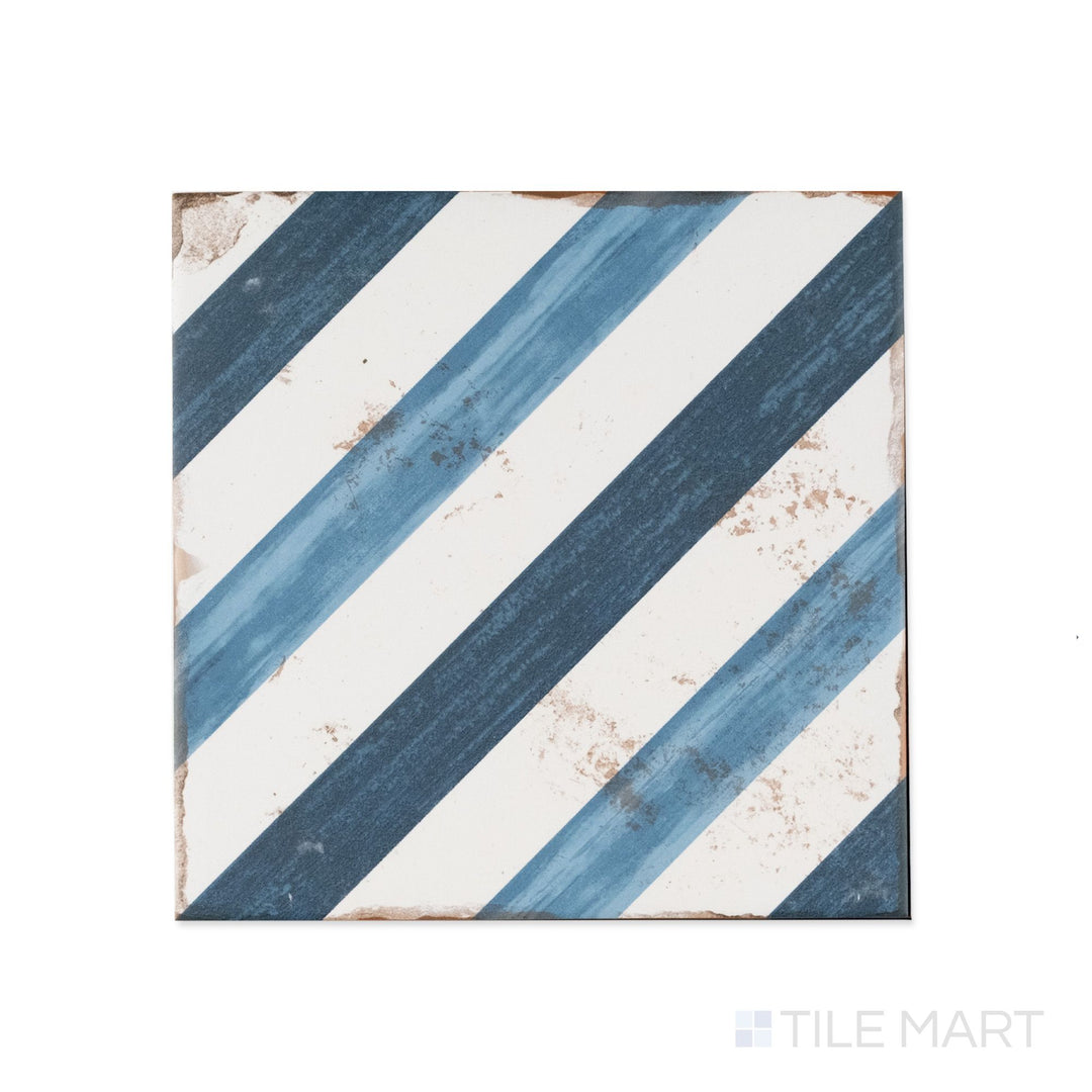 Retrospectives Royal Blues 8X8 Matte Porcelain Tile