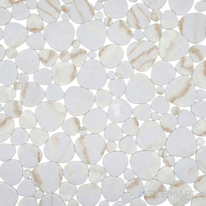 Simple Stone Oro Pebble Matte Glass Mosaic
