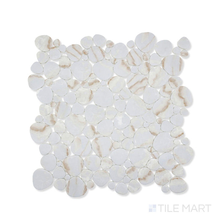 Simple Stone Oro Pebble Matte Glass Mosaic