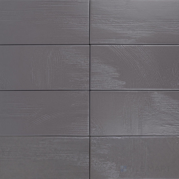 Spatula Midnight Slate 3.5X7 Matte Porcelain Subway Tile