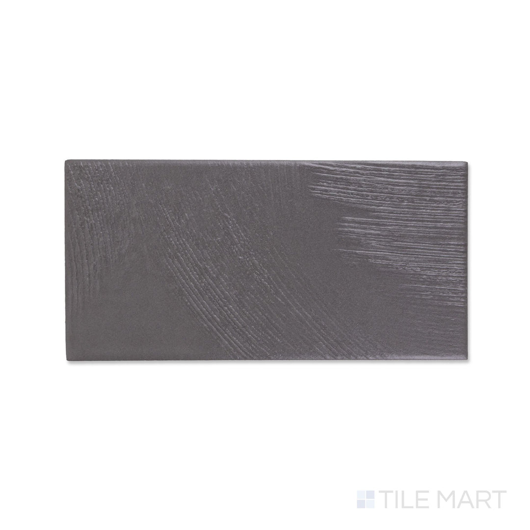 Spatula Midnight Slate 3.5X7 Matte Porcelain Subway Tile