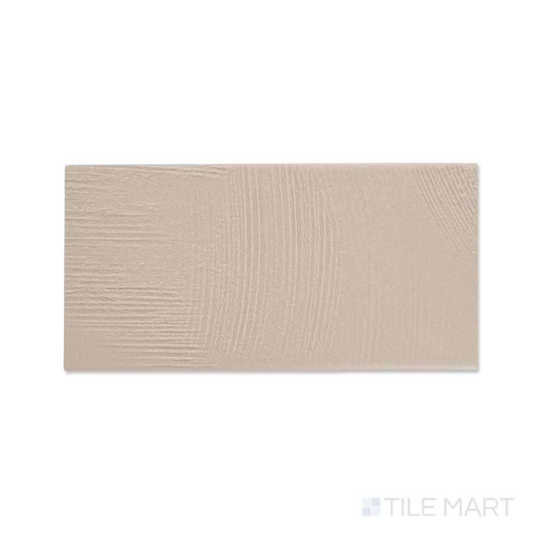 Spatula Sandstone 3.5X7 Matte Porcelain Subway Tile